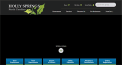 Desktop Screenshot of hollyspringsnc.us